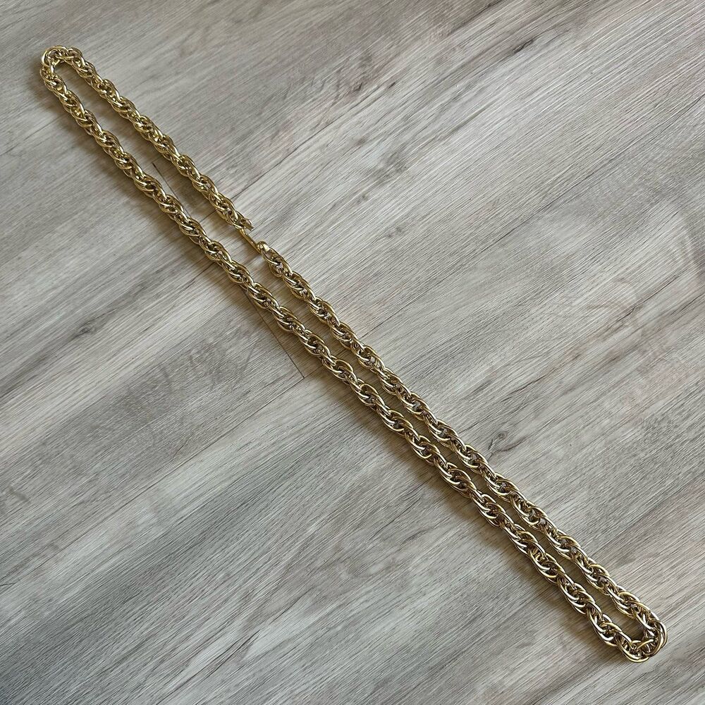 Chunky Gold Rope Chain Link Belt Belly Chain 44” Long